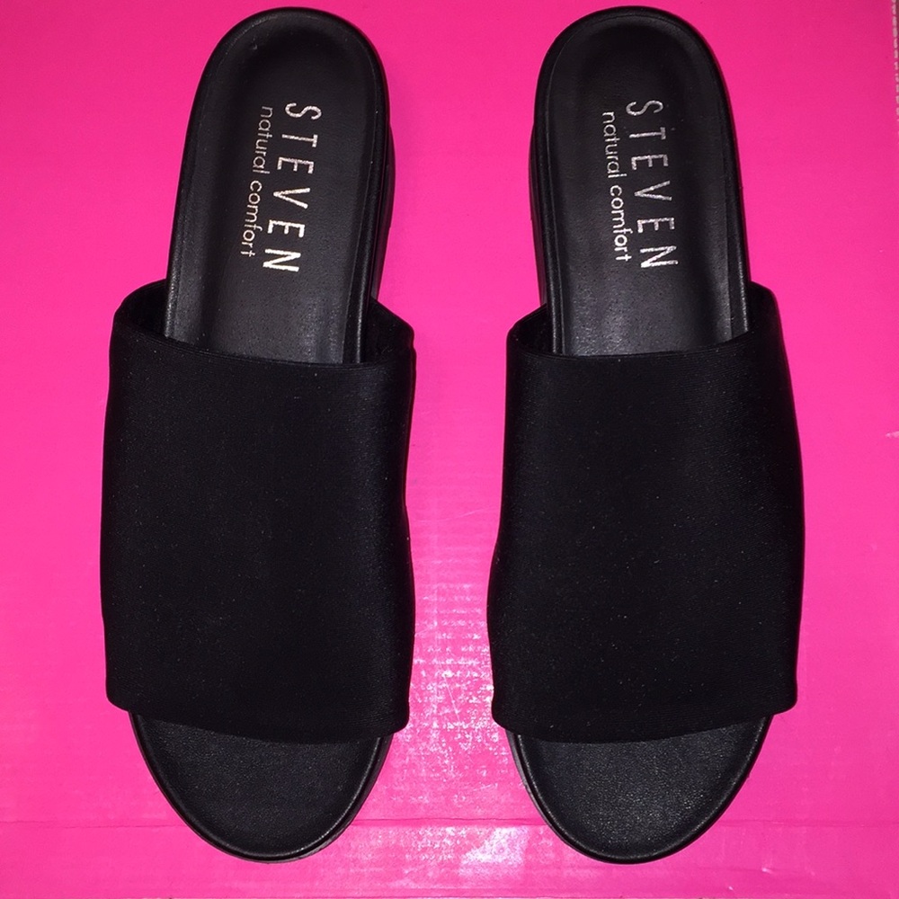 STEVE MADDEN ♠️NATURAL COMFORT SLIDE/SANDALS 7.5M